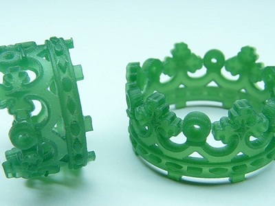 Прототипы ювелирных украшений, напечатанные  с помощью 3D принтера