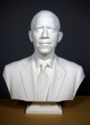 На 3D-принтере напечатали прижизненную маску и бюст Барака Обамы