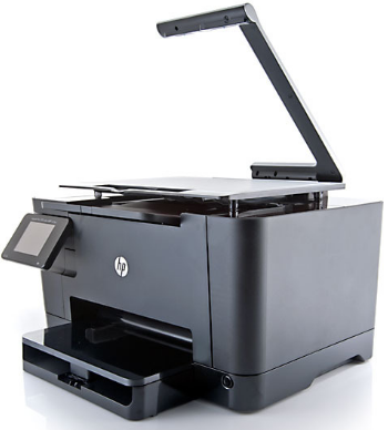 HP TopShot LaserJet Pro M275 c поднятой рамой сканирования