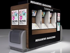Газетный киоск будущего – MegaNews, использует технологию печати Ricoh
