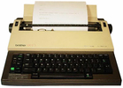 Typewriter BROTHER AX-10