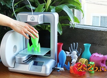3D-принтер и напечатанные им изделия