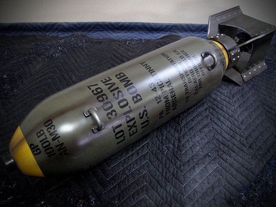 Копия бомбы времен ВОВ