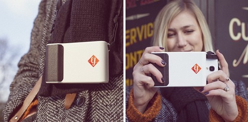 Чехол-принтер Prynt в действии